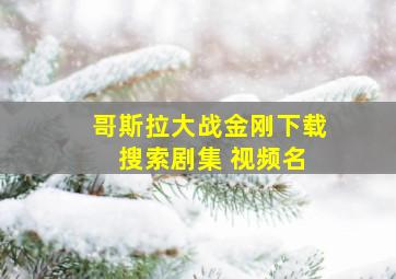 哥斯拉大战金刚下载 搜索剧集 视频名